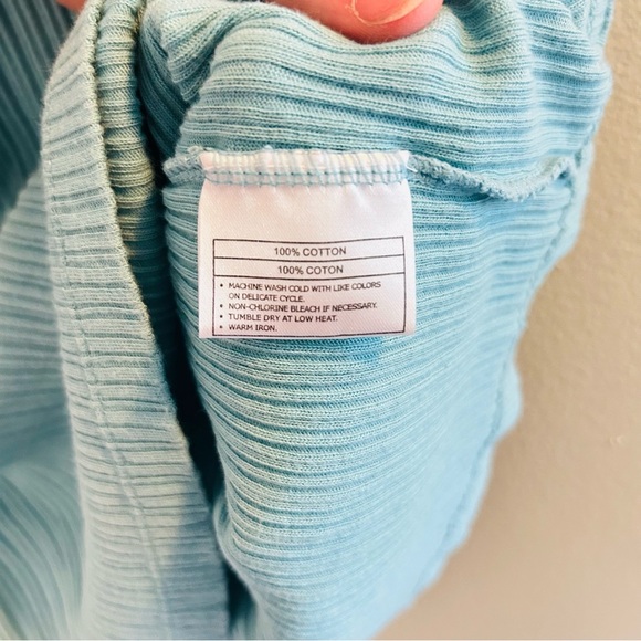 Ariat Ribbed Pocket Tank Top Bundle Womens Size Medium White Aqua Tanktops - Picture 5 of 13